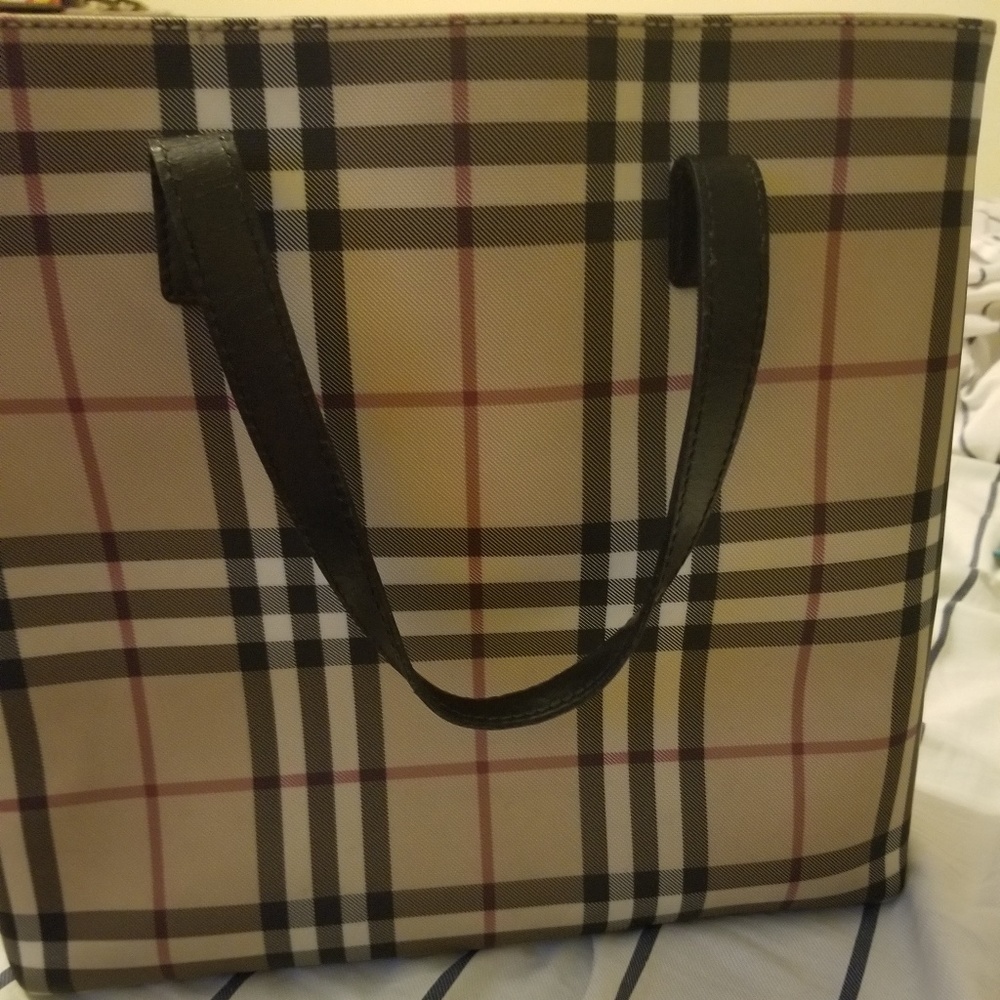 Authentic burberry mini tote bag